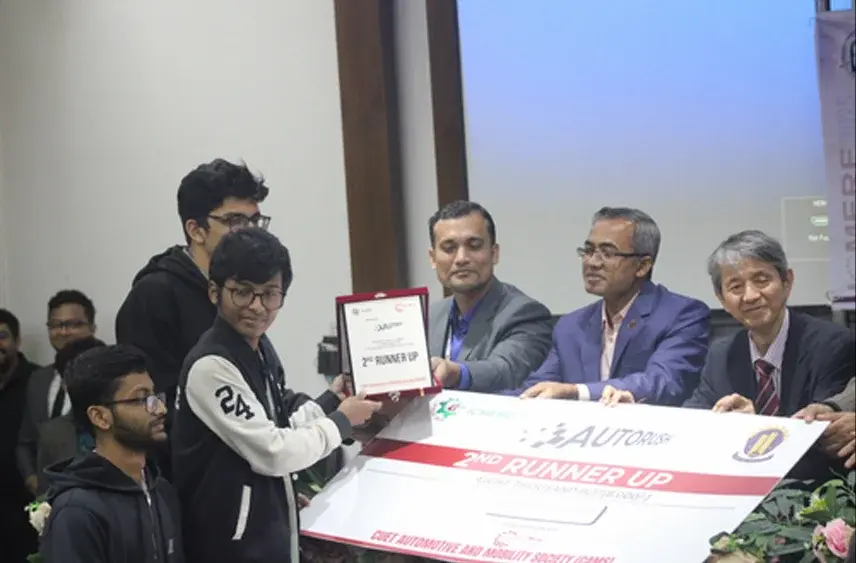 ‘2nd Runner Up’ in AutoRush @ICMERE